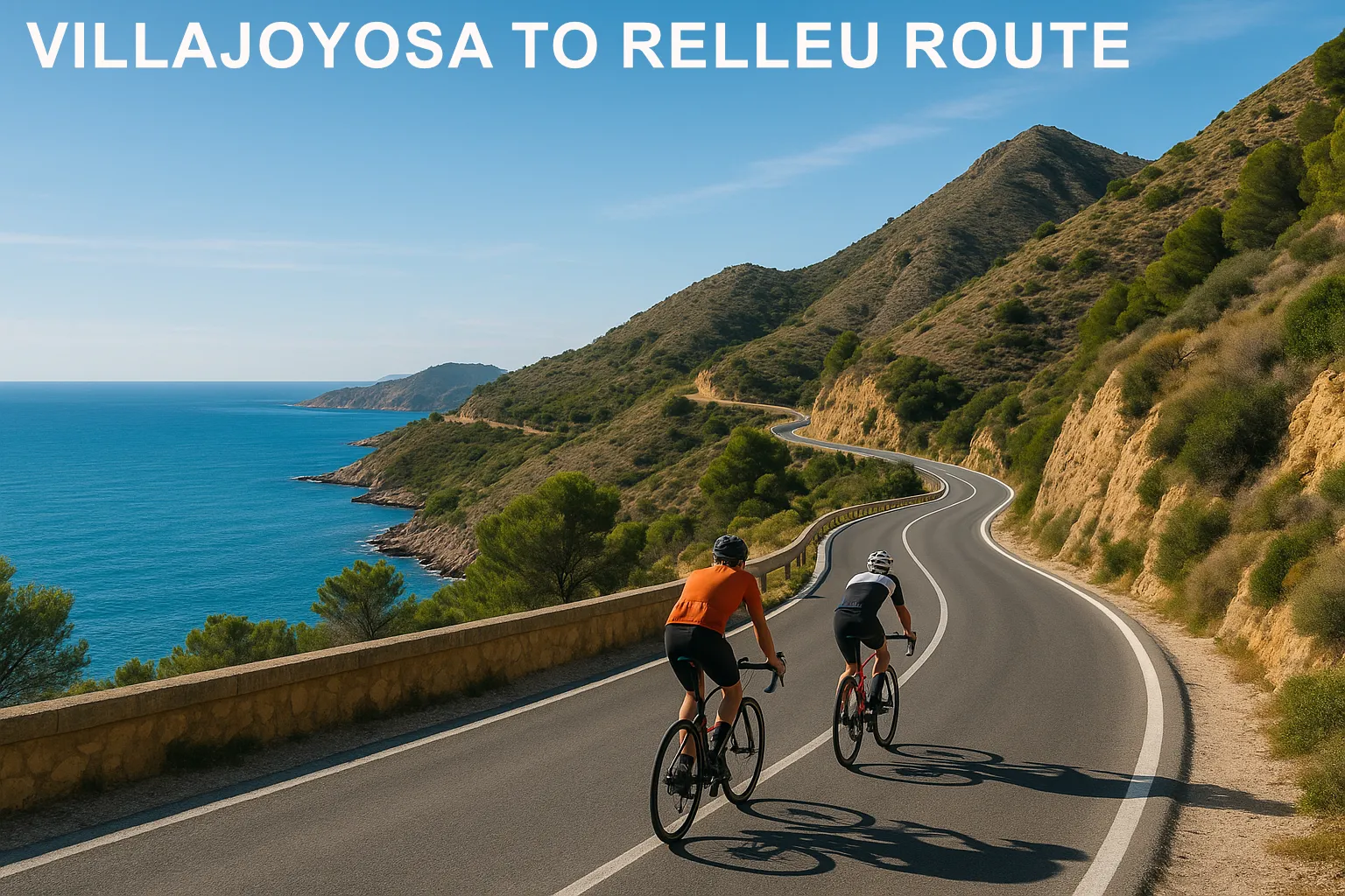 Villajoyosa to Relleu Route Villajoyosa to Relleu Route.